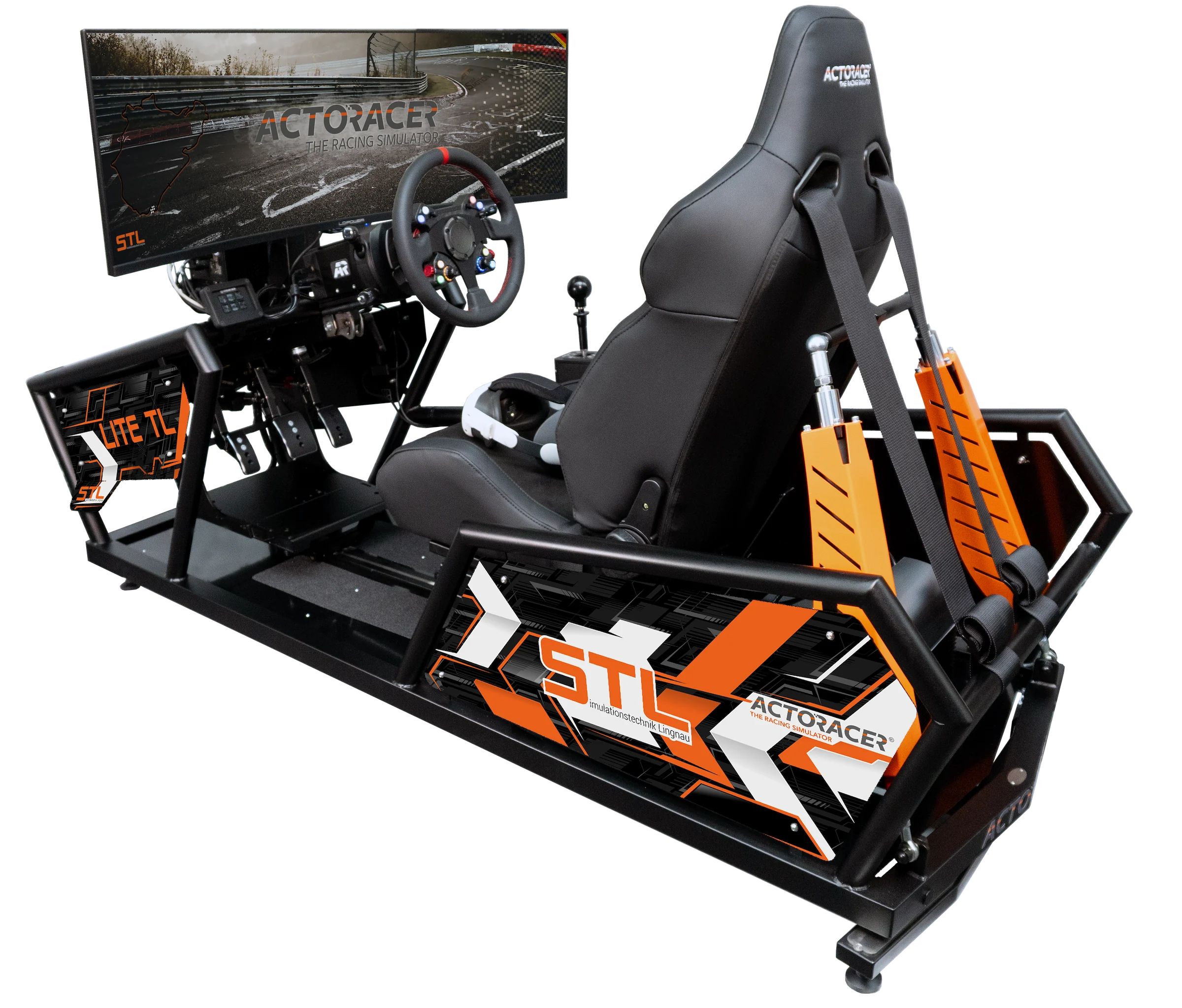 Fahrschul-Simulator ActoRacer LITE TL mit Motion-Plattform und VR bei DRIVE ARENA Frankfurt